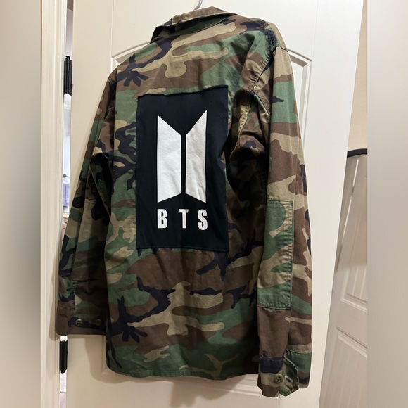BTS Custom Military jacket- K-pop BTS Army - Picture 1 of 4